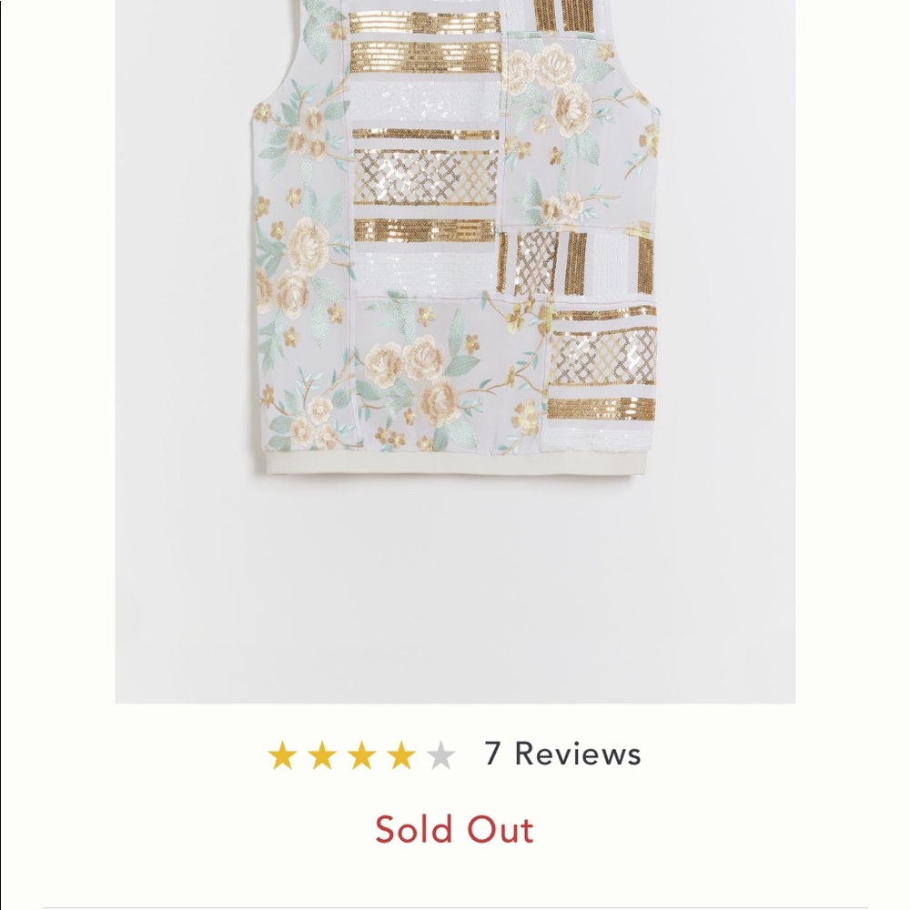 Anthropologie Jessika Sequined top